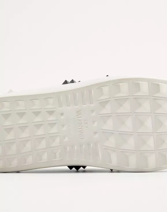 Valentino Rockstud Untitled Sneaker In Calfskin Leather With Tonal Studs - Image 6